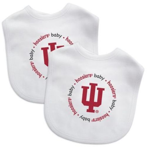 BabyFanatic Officially Licensed Unisex Baby Bibs 2 Pack - NCAA Indiana Hoosiers