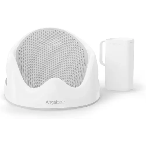 Angelcare Baby Bath Support (Gray) Bundle with Bath Rinser | Soft Touch Newborn Bath Seat, Tear-Free Rinsing, Baby Bath Essentials