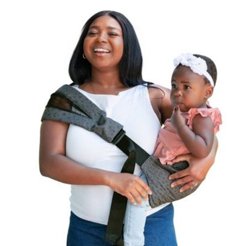 Boppy Comfy Hold Cross-Body Hip Seat Baby Carrier - 6-48 Months - Dark Gray