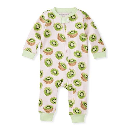 Burt's Bees Baby Baby Boys' Sleep and Play Pjs, 100% Organic Cotton One-Piece Romper Jumpsuit Zip Front Pajamas