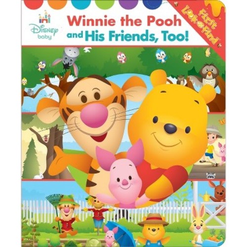 Disney Baby: Winnie the Pooh and His Friends, Too! First Look and Find - by  Pi Kids