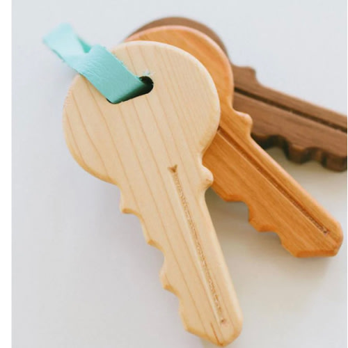 Wooden Toy Keys