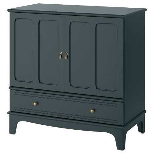 LOMMARP Cabinet - dark blue-green 40 1/8x39 3/4 "