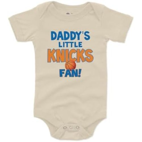 NanyCrafts Baby's Daddy's Little Knicks Fan Bodysuit