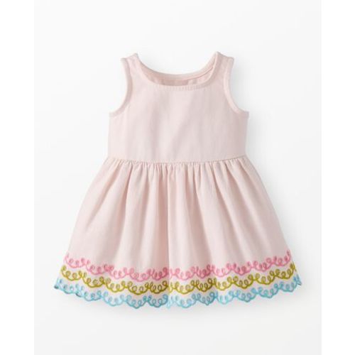 Baby Sleeveless Embroidered Tiered Dress