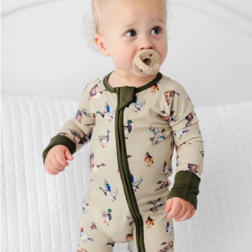 Duck Duck Goose Bamboo Sleeper – Little Crowns & Capes