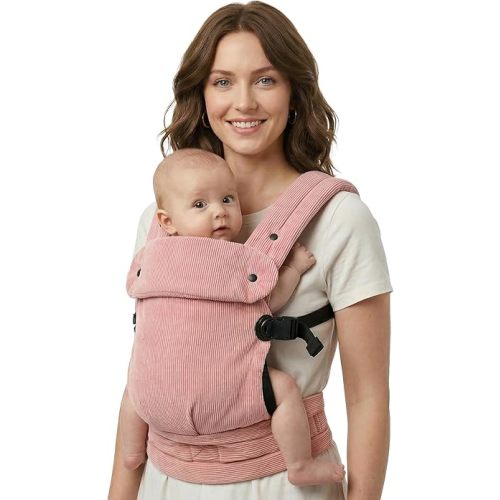 Baby Carrier Newborn to Toddler- Ergonomic,Cozy and Lightweight Infant Carrier for 7-40lbs,3 Carry Positions Newborn Carrier