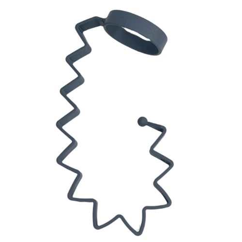 Busy Baby Bottle Bungee - Sippy Cup Strap - Keeps Bottles and Sippy Cups Off The Floor - Food Grade Silicone - Dishwasher Safe (Pewter)