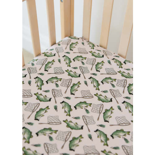 Bamboo Crib Sheet | Gone Fishin'
