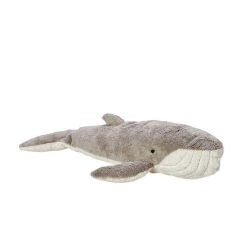 Senger Organic Cotton Cuddly Animal Whale, Large | Stuffed Animals- Blue Otter Toys
