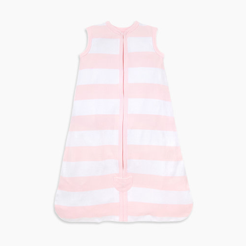 Burt's Bees Baby Beekeeper Organic Wearable Blanket - Blossom Rugby Stripe, 12-18 Months