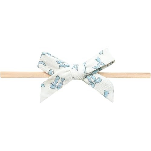 Copper Pearl Ribbon Baby Bow Daphne