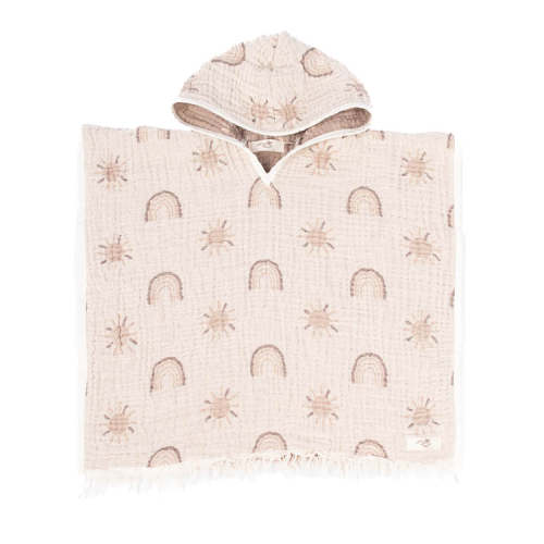 Ducky Gauze Hooded Poncho – Sand Cloud