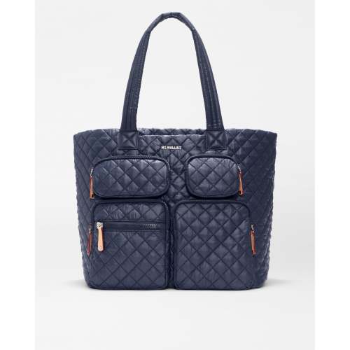 MZ Wallace Navy Large Metro Travel Tote – Tote | MZ Wallace