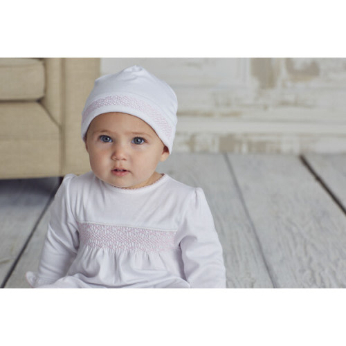 Charmed Hat, White & Pink - Kissy Kissy | Maisonette