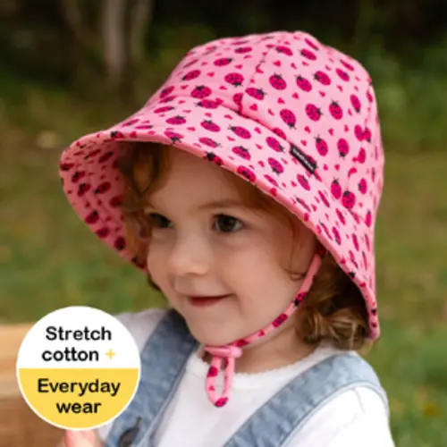 Toddler Bucket Sun Hat - Ladybug