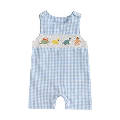 yocbz Boy Rompers Boy Infant Clothes Unisex Newborn Baby Boy Girl Summer Clothes Sleeveless Bubble Romper Jumpsuit Overall Shorts Infant Clothing Blue,3-6 Months