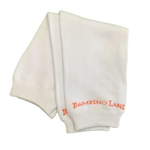 Organic Baby Leg Warmers White
