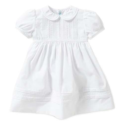Feltman Brothers Baby Girls Pintuck And Lace Dress