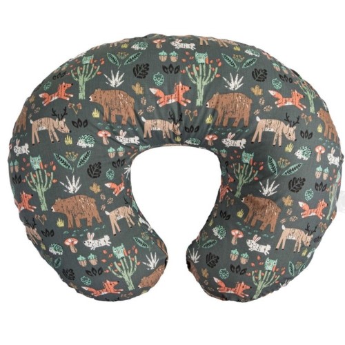 Boppy Pillow Cover Woodland Theme Zipper Washable Baby Shower Gift Authentic