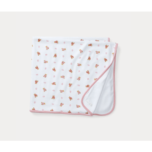 Pink Bear Reversible Blanket