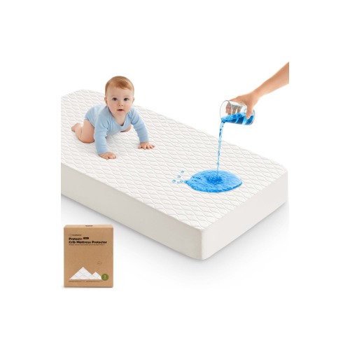 1-Pack Mavy Protect+ Waterproof Crib Mattress Protector