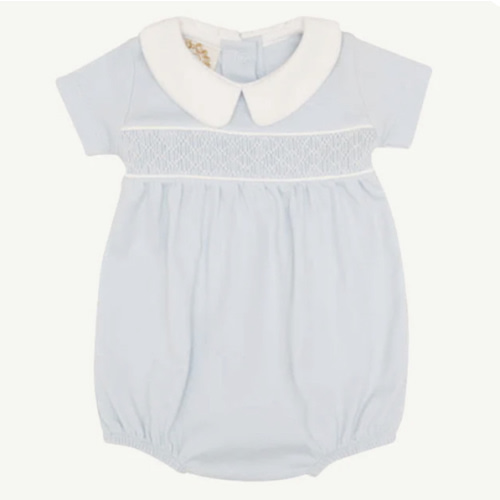 Short Sleeve Banbury Bubble - Buckhead Blue with Worth Avenue White Sm