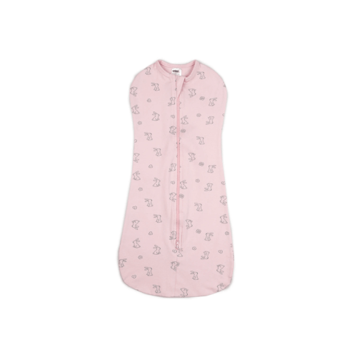 2 Pack Organic Cotton Swaddle Pouches - Bunny