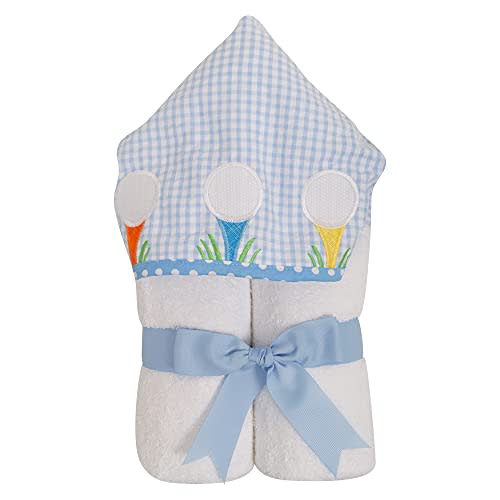 3Marthas Boutique Everykid Hooded Towel (Blue - Golf)