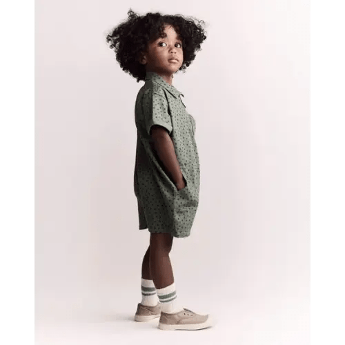 Toddler Day Out™ Romper - Olive - Otter Avenue | Carter's