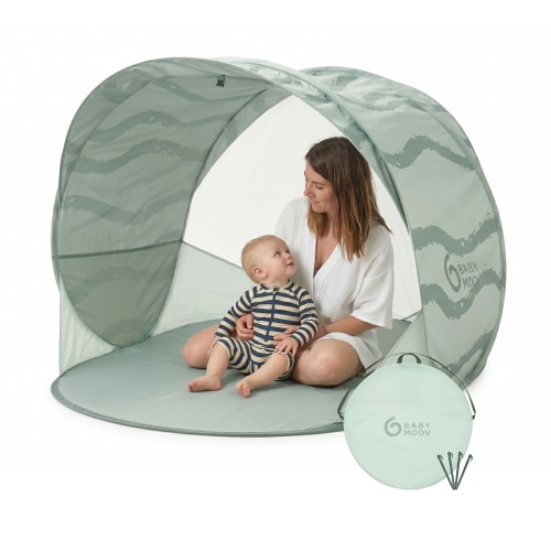 Moov & Protect Anti-UV, Pop-Up, Cooling Baby Beach Tent