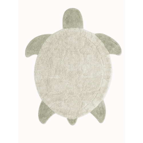 WASHABLE COTTON RUG SEA TURTLE