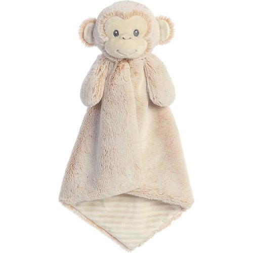 ebba Aurora® Snuggly Cuddlers Luvster™ Marlow Monkey Baby Stuffed Animal - Comforting Companion - Security and Sleep Aid - Brown 16 Inches