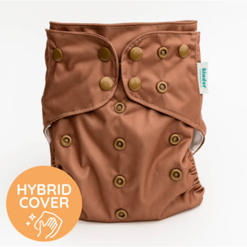 Color: Chestnut • Essentials Hybrid Wipeable Diaper Cover