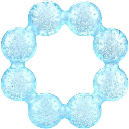 Nuby Pur Ice Bite Soother Ring Teether, Blue
