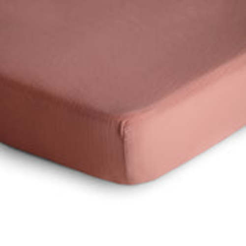 Mushie Mini Baby Muslin Crib Sheet - Cedar