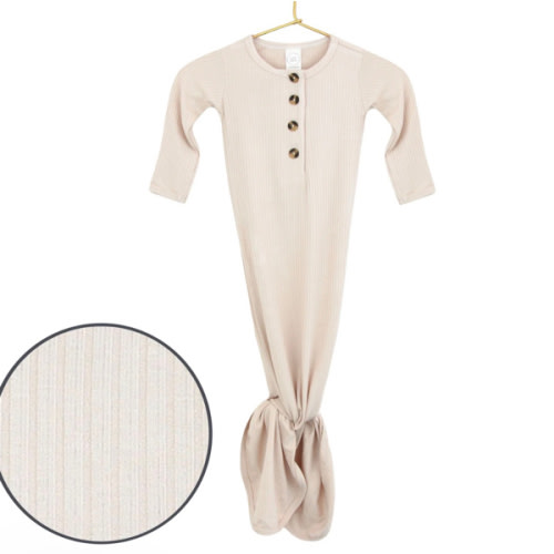 Cove Ribbed Knotted Gown