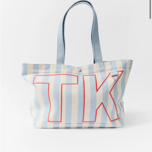 Striped Custom Alpha Tote - Custom Coast