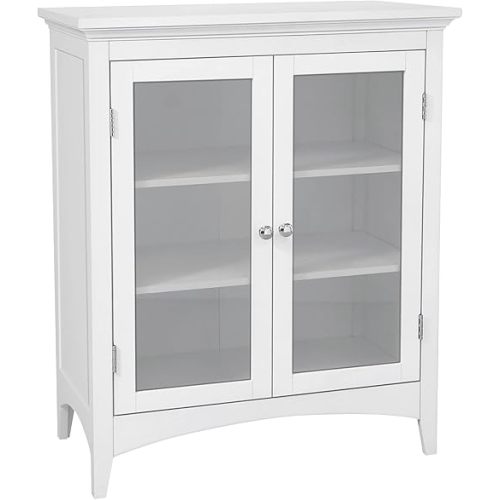 Teamson Home Two-Door Floor Cabinet, White