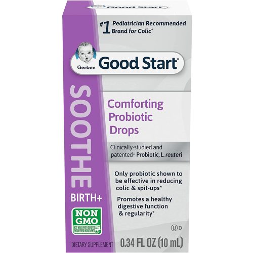 Gerber Good Start, Baby Probiotic Drops, Soothe, 0.34 Ounce - Soothe Probiotic Drops