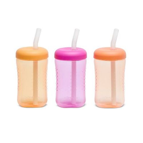 The First Years Squeeze & Sip Straw Cup 3-pk.