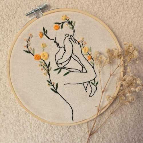Embroidery - maternity - doula - midwife - decoration - pregnancy - mother child - mother baby - breastfeeding - gift -