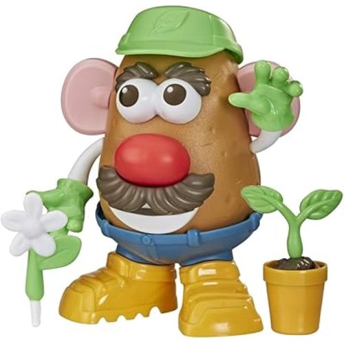 Mr Potato Head Goes Green Toy for Kids Ages 3 and Up, Made with Plant-Based Plastic and FSC-Certified Paper Packaging (Amazon Exclusive)
