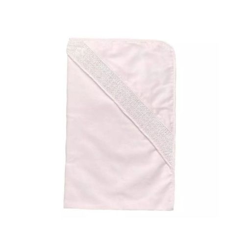 Natural Smocked Blanket- Pink