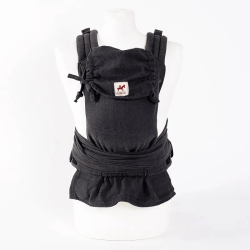 Simple Black MySol Half Buckle by Girasol