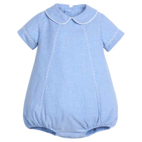 Feather Stitch Peter Pan Bubble - Alaskan Flannel