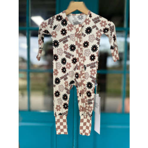 Neutral Mama's Girl Ruffled Bamboo Sleeper – Bella-Breez Boutique