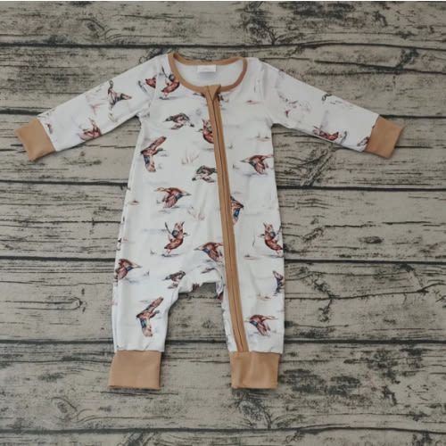 Duck white & tan zippy – Little Southern Brand