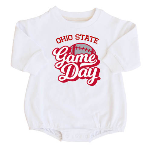 The Ohio State University | OSU Graphic Sweatshirt Bubble Romper