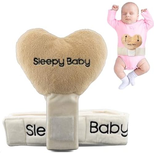 Sleepy Baby Portable Nursery Sound Machine | Gentle Shushing Sounds & Rhythmic Tapping | Adjustable Speeds with Soft Belt